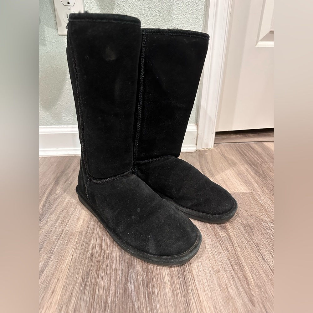 BearPaw Black Suede Footwear
